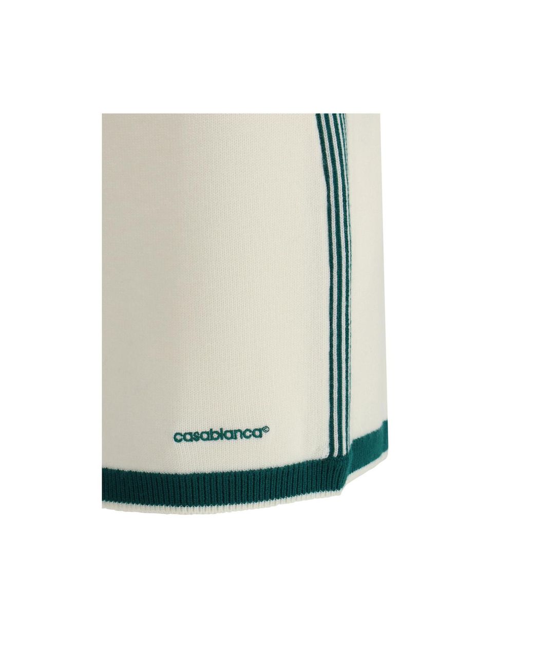 Casablanca Natural Knit Tennis Mini Skirt