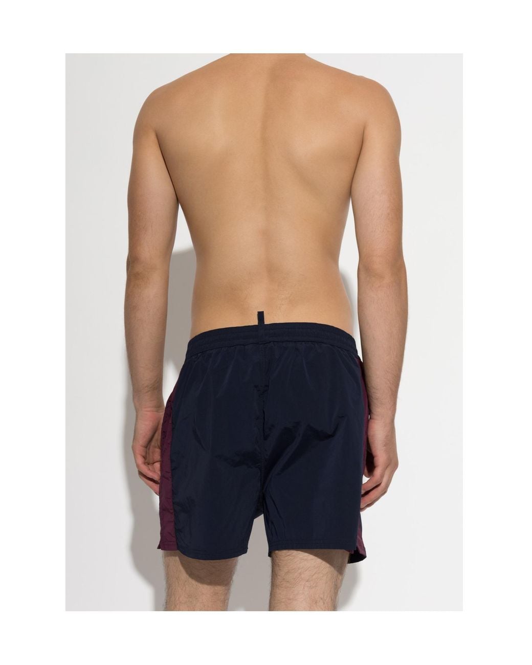 DSquared² Blue Drawstring Swim Trunks for men