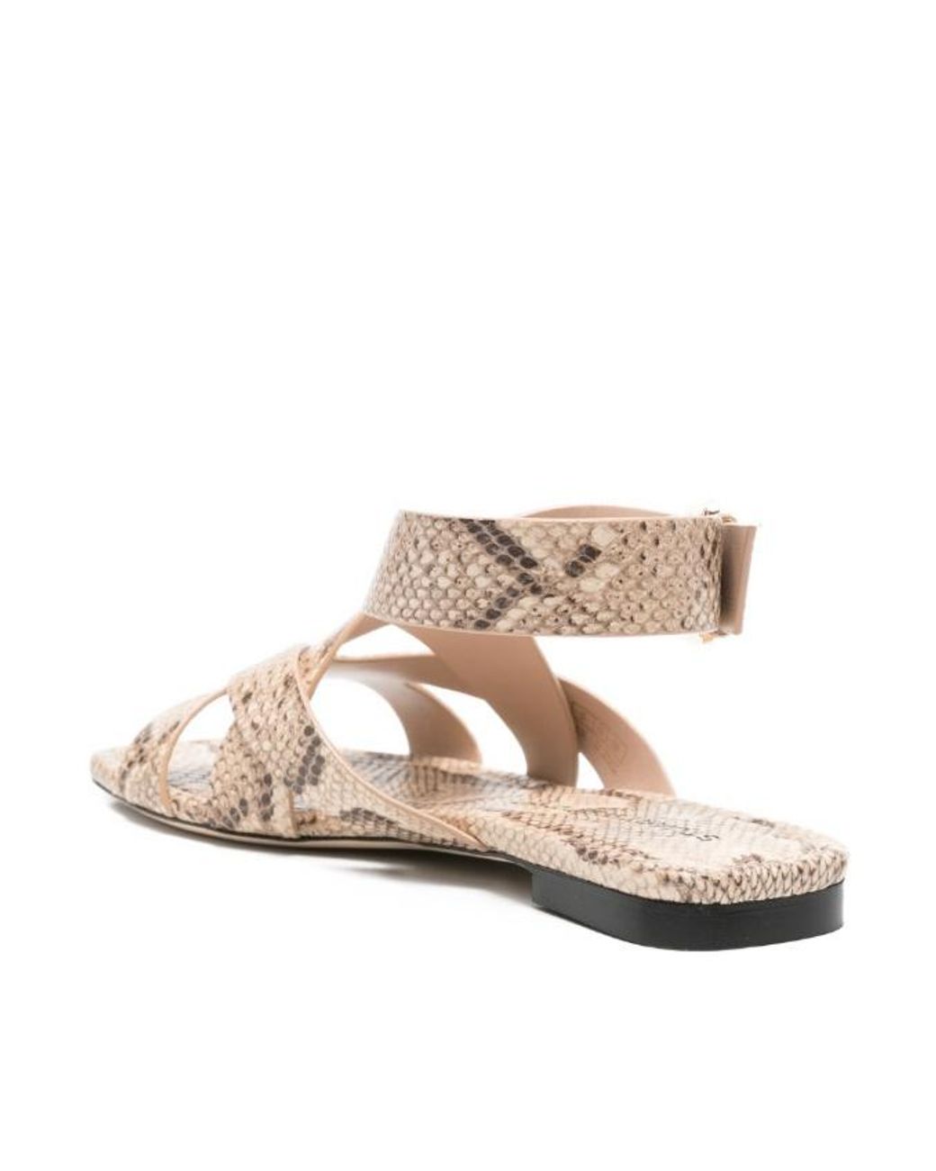 Stuart Weitzman Multicolor Patterned Flat Sandals