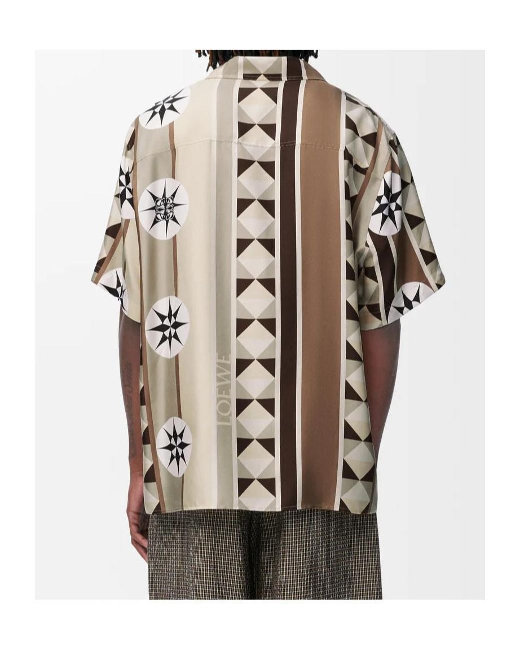 Loewe Metallic Short Sleeve Shirt for men