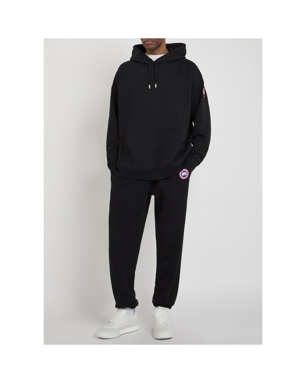 Canada Goose Black Casual Hooded Sweatshirt for men