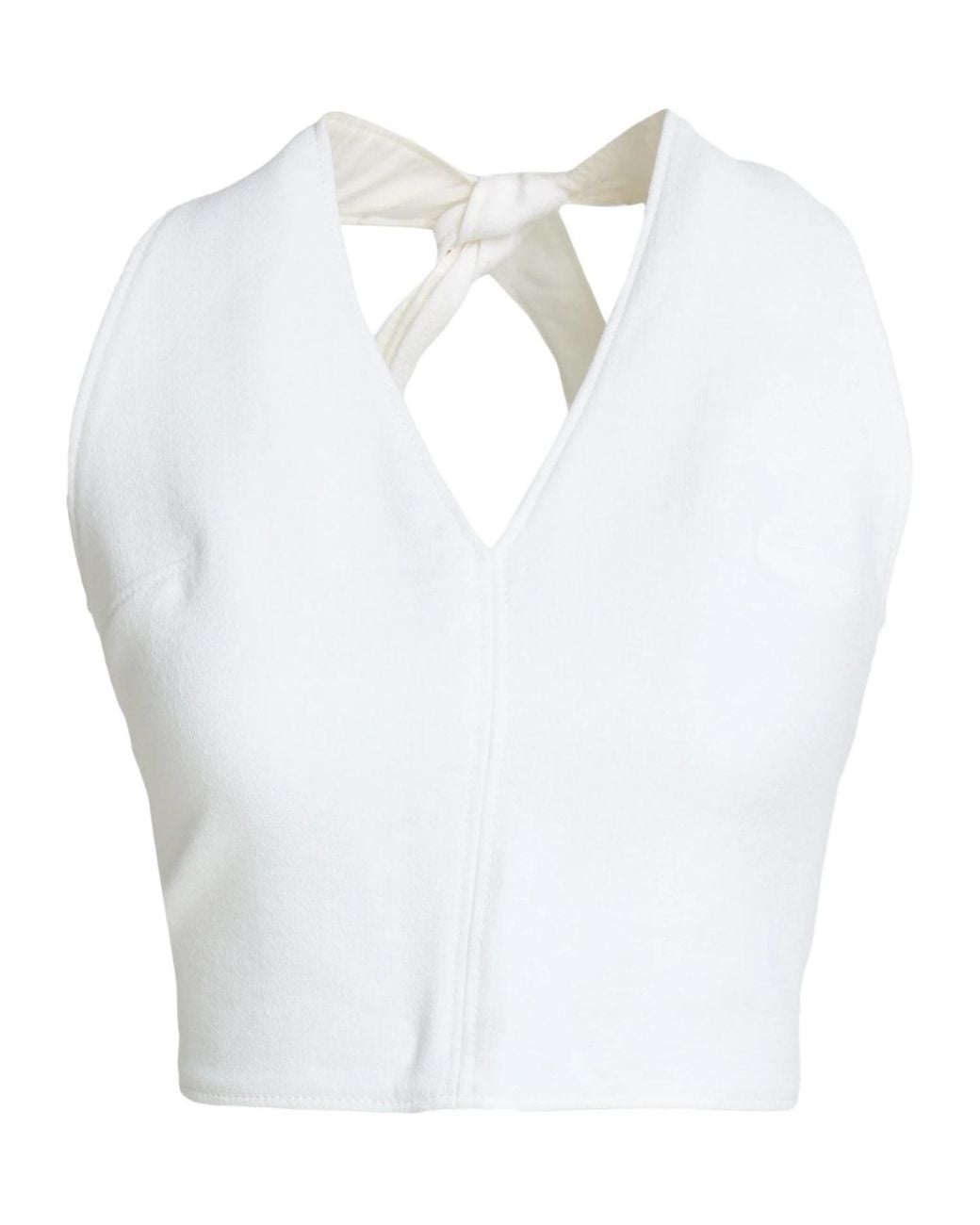 Jacquemus White Crop Top