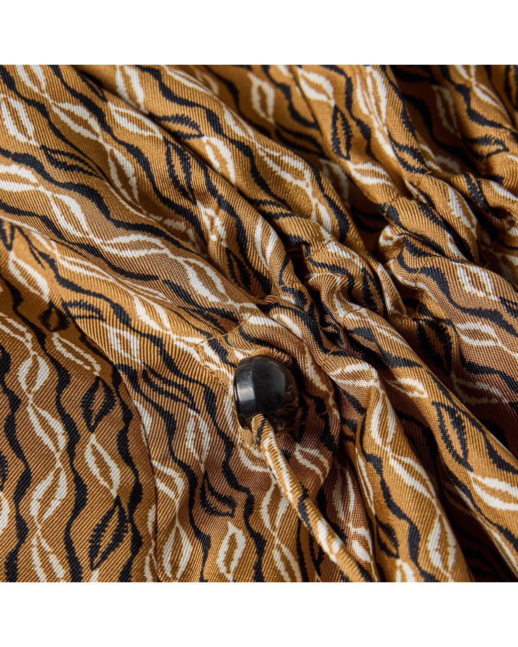 Max Mara Brown Printed Cover-Up