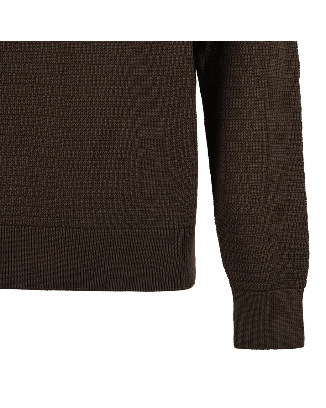 Boss Brown Long Sleeve Sweater for men