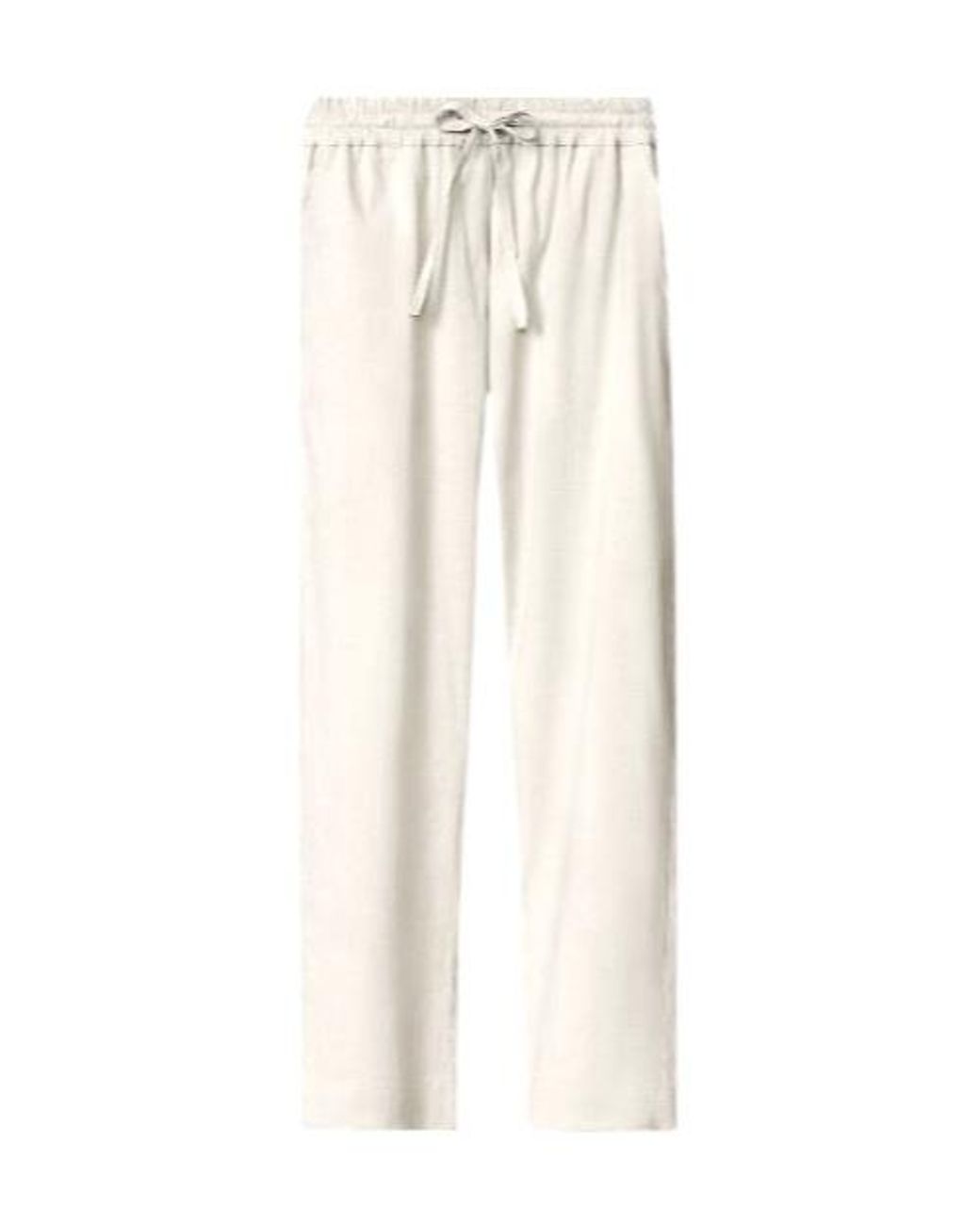 Fabiana Filippi Natural Drawstring Casual Pants