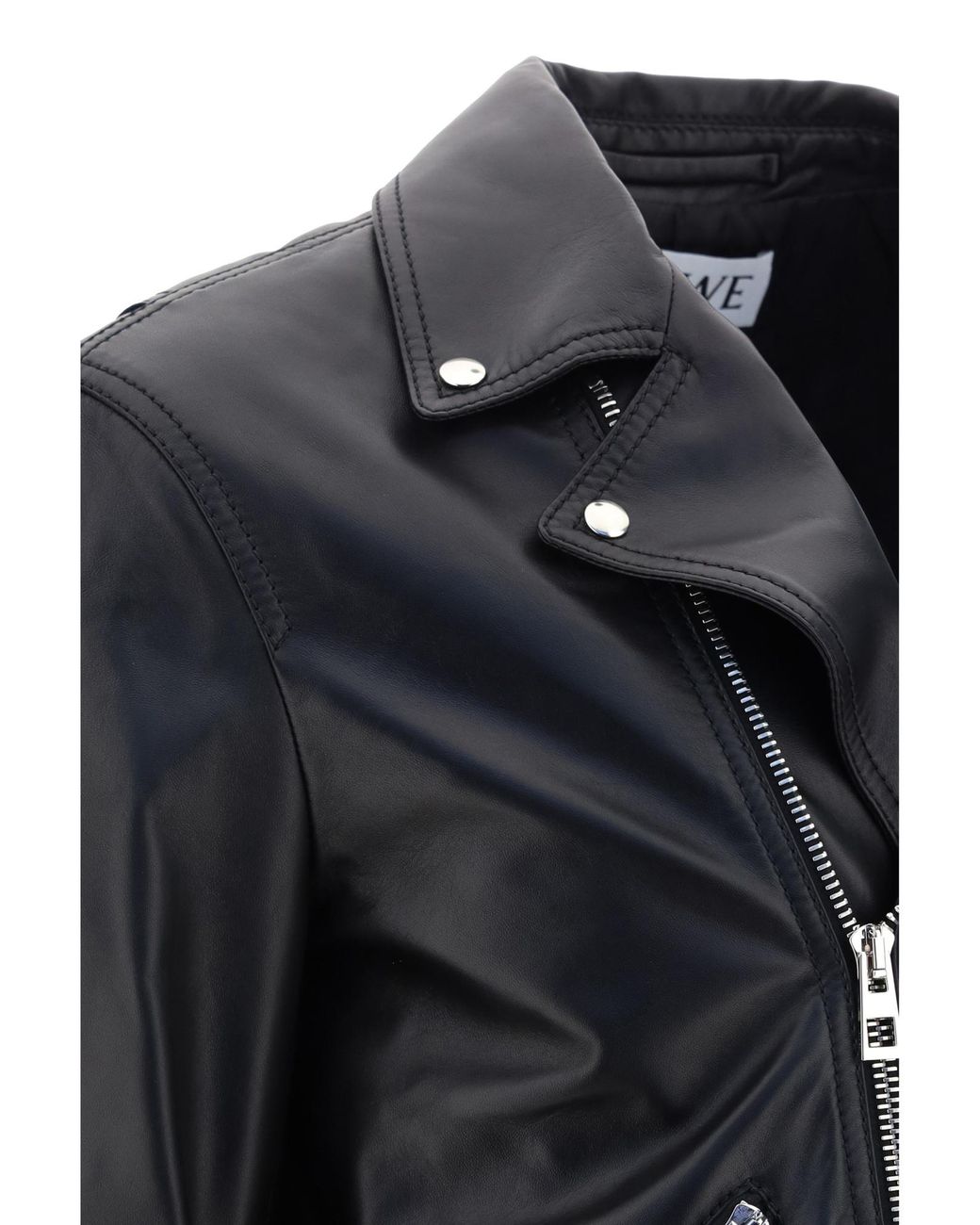 Loewe Black Biker Jacket for men