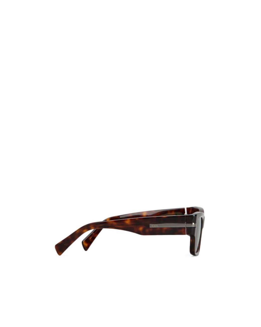 Tod's Green Rectangular Sunglasses for men