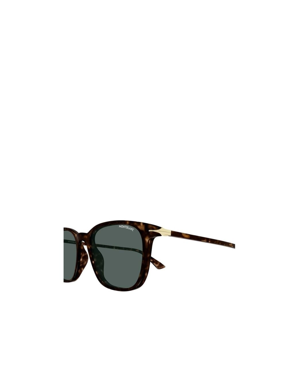 Montblanc White Eyewear Rectangular Sunglasses for men