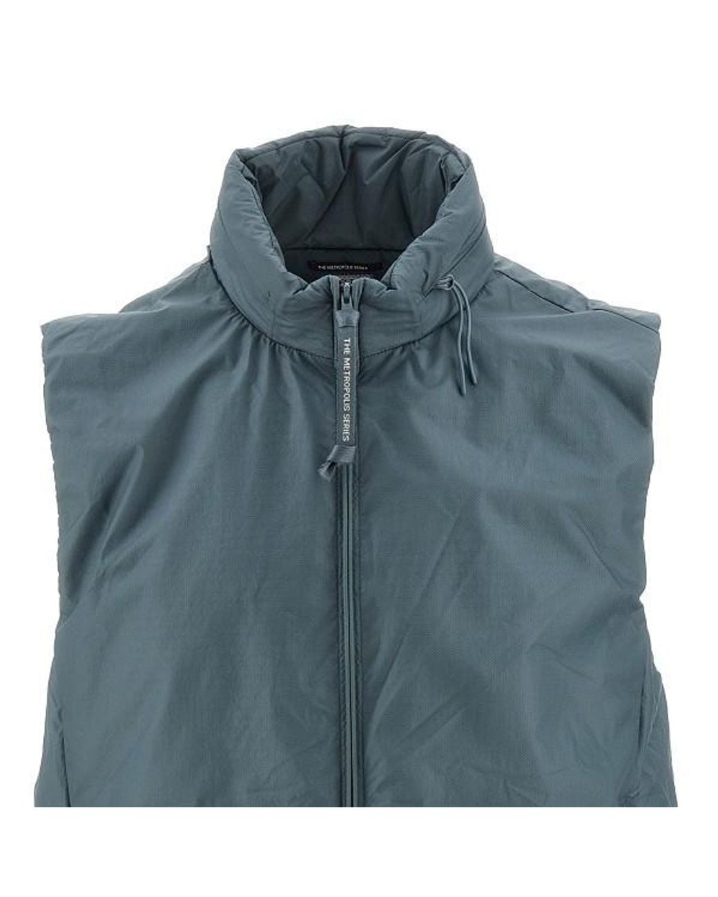 C P Company Blue The Metropolis Series Zipped Padded Gilet for men