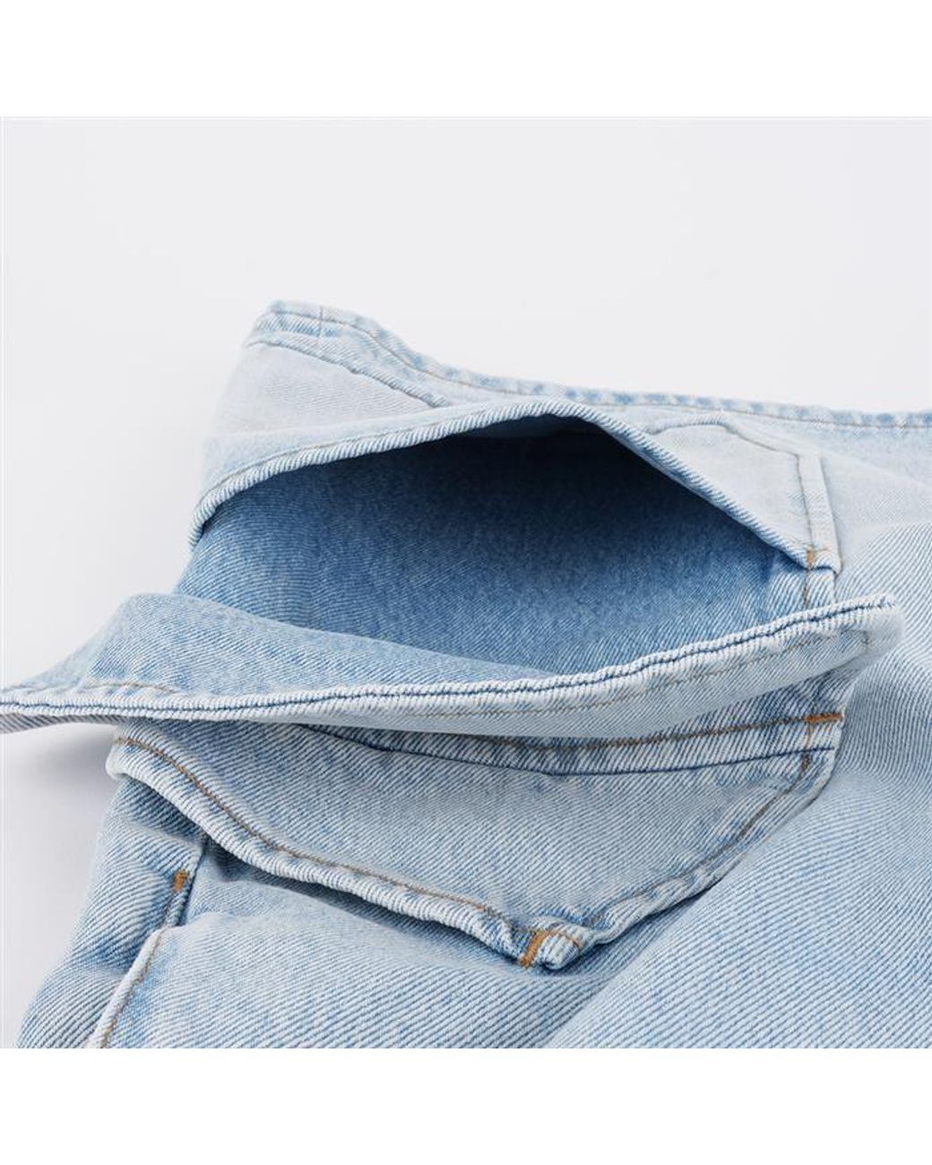 Loewe Blue Denim Cargo Shorts for men