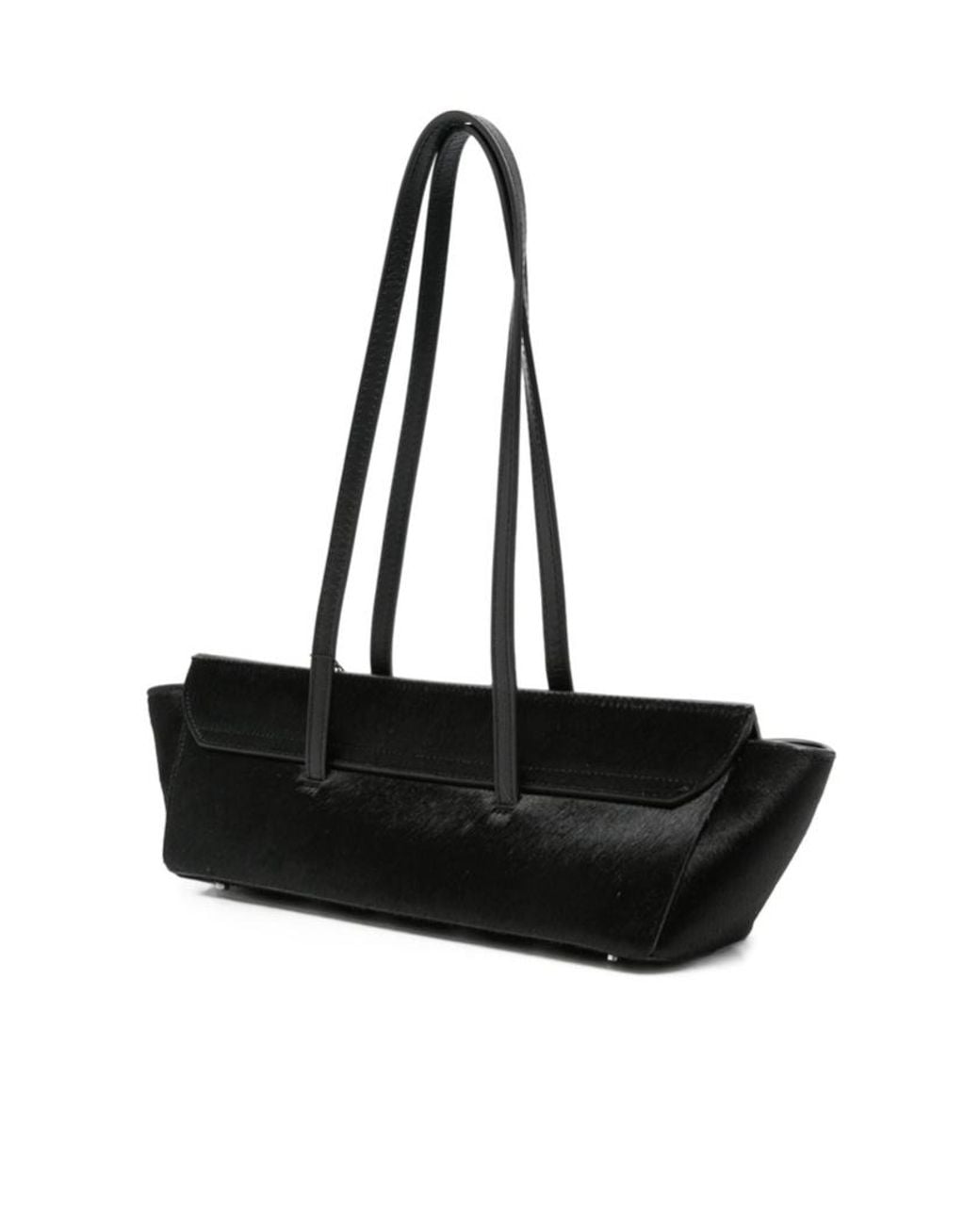 Elleme Black Top Hand-Held Shoulder Bag