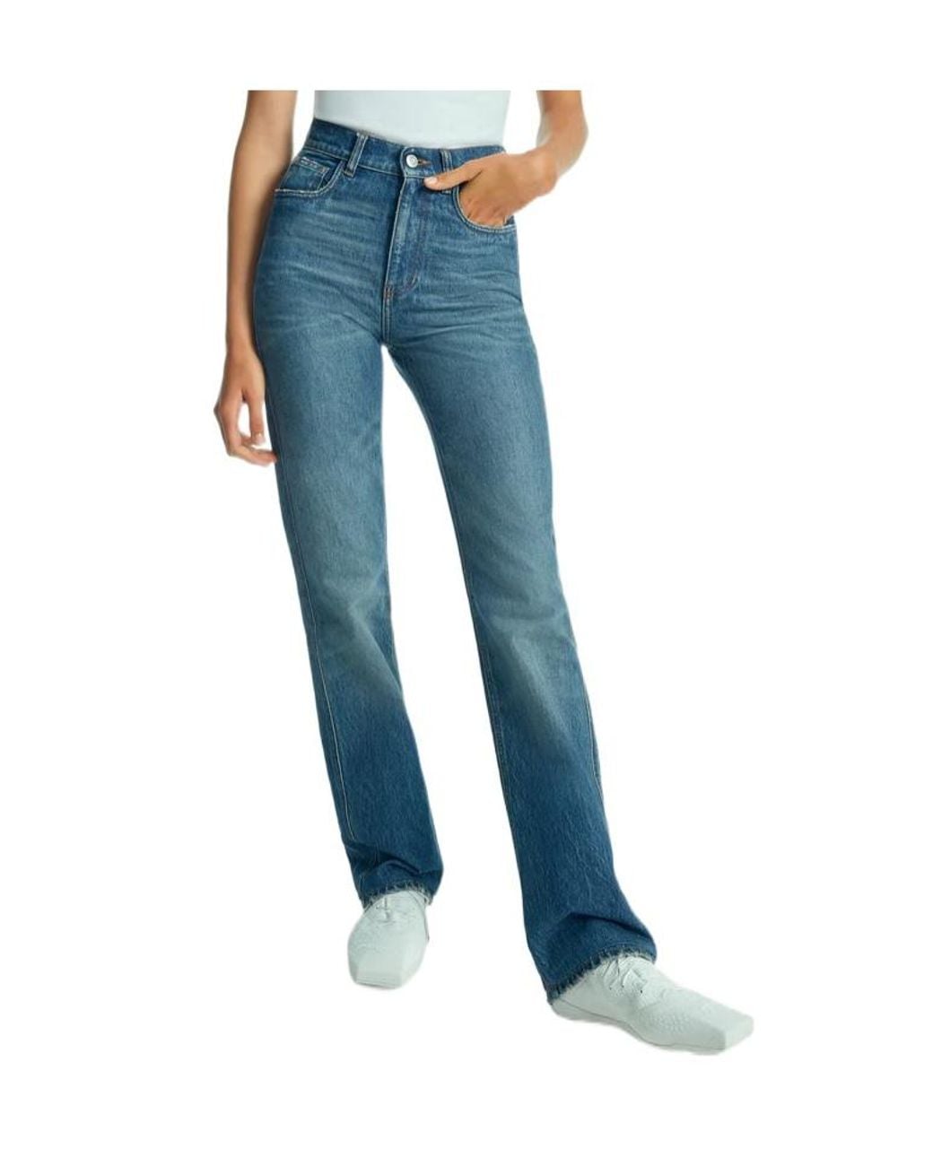Coperni Blue High-Waisted Slim-Fit Jeans for men
