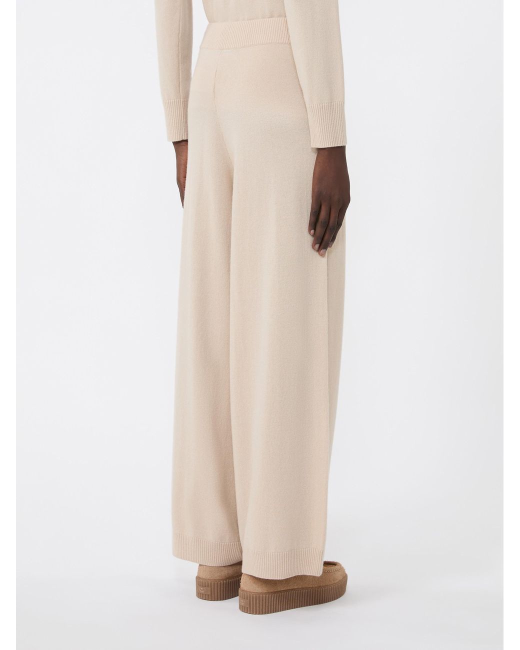 Weekend by Maxmara Natural Cashmere-Blend Trousers