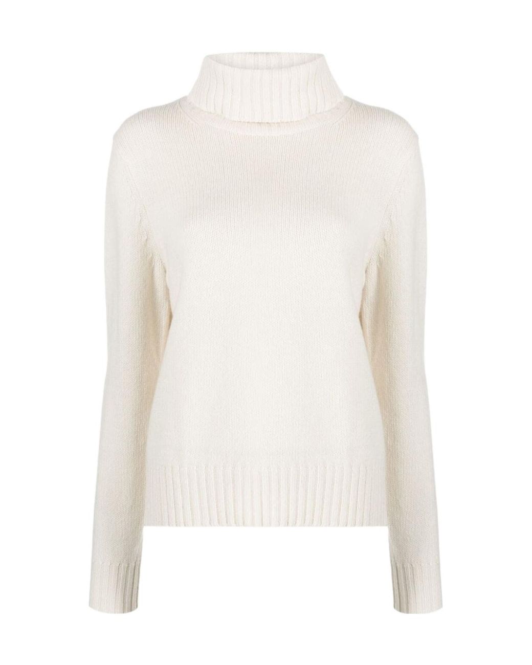 Polo Ralph Lauren White Turtleneck Long-Sleeved Jumper