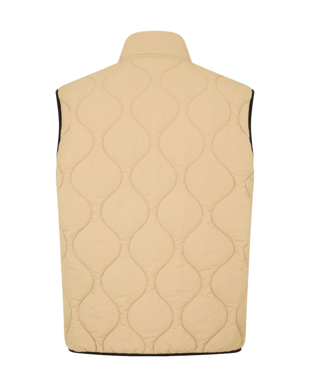 Boss Natural Stand Collar Down Vest for men