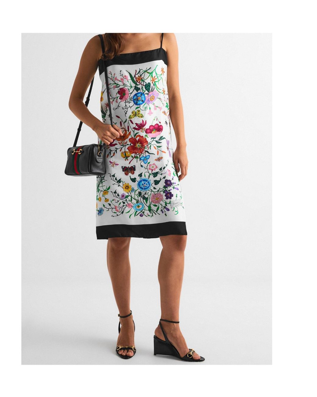 Gucci Red Butterflyprint Dress