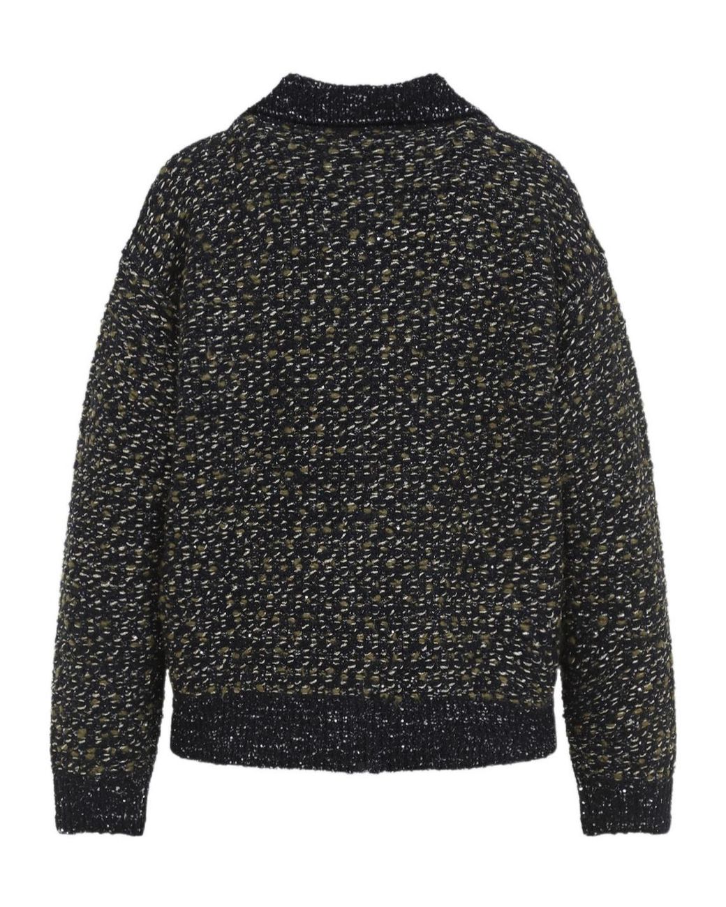Fabiana Filippi Black Long-Sleeve Casual Jacket