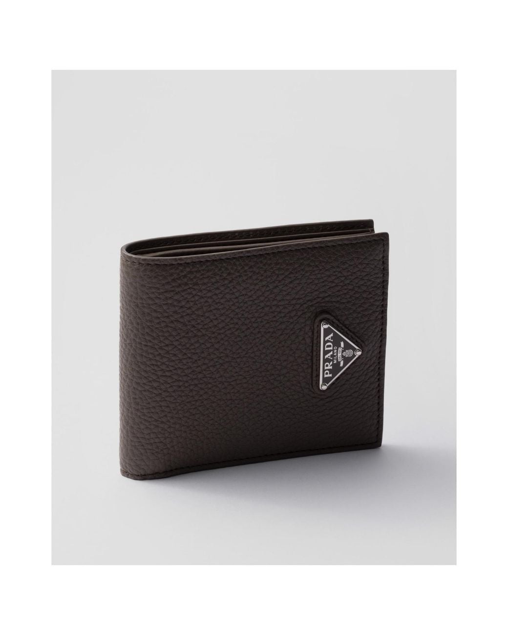 Prada Brown Leather Wallet for men