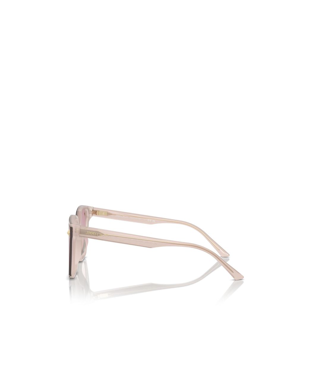 Jimmy Choo Pink Eyewear Square Frame Sunglasses