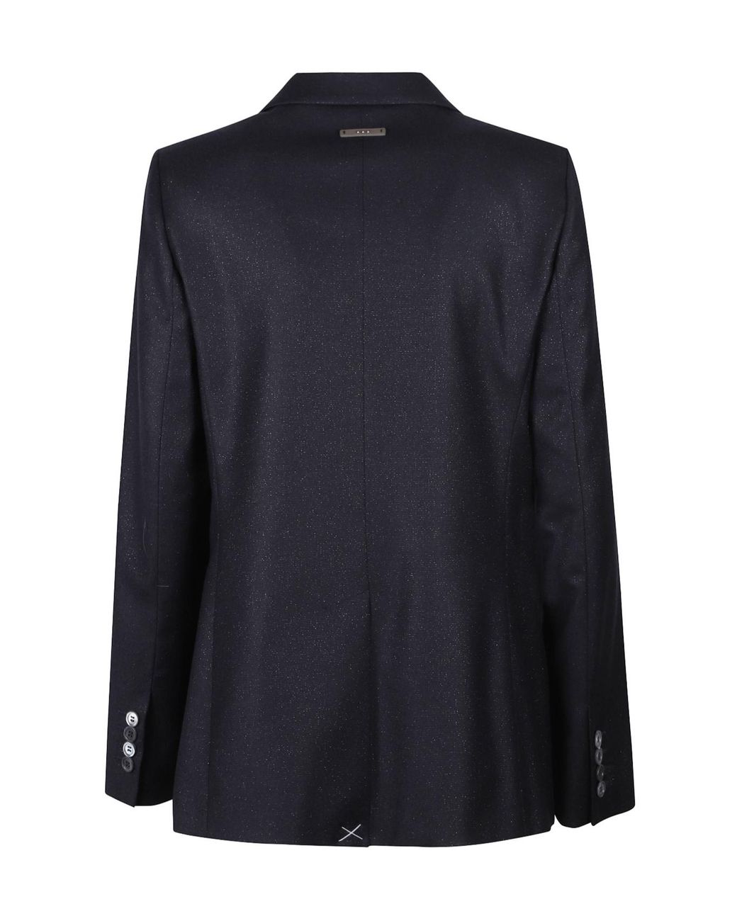 Peserico Blue Single-Breasted Tailored Blazer