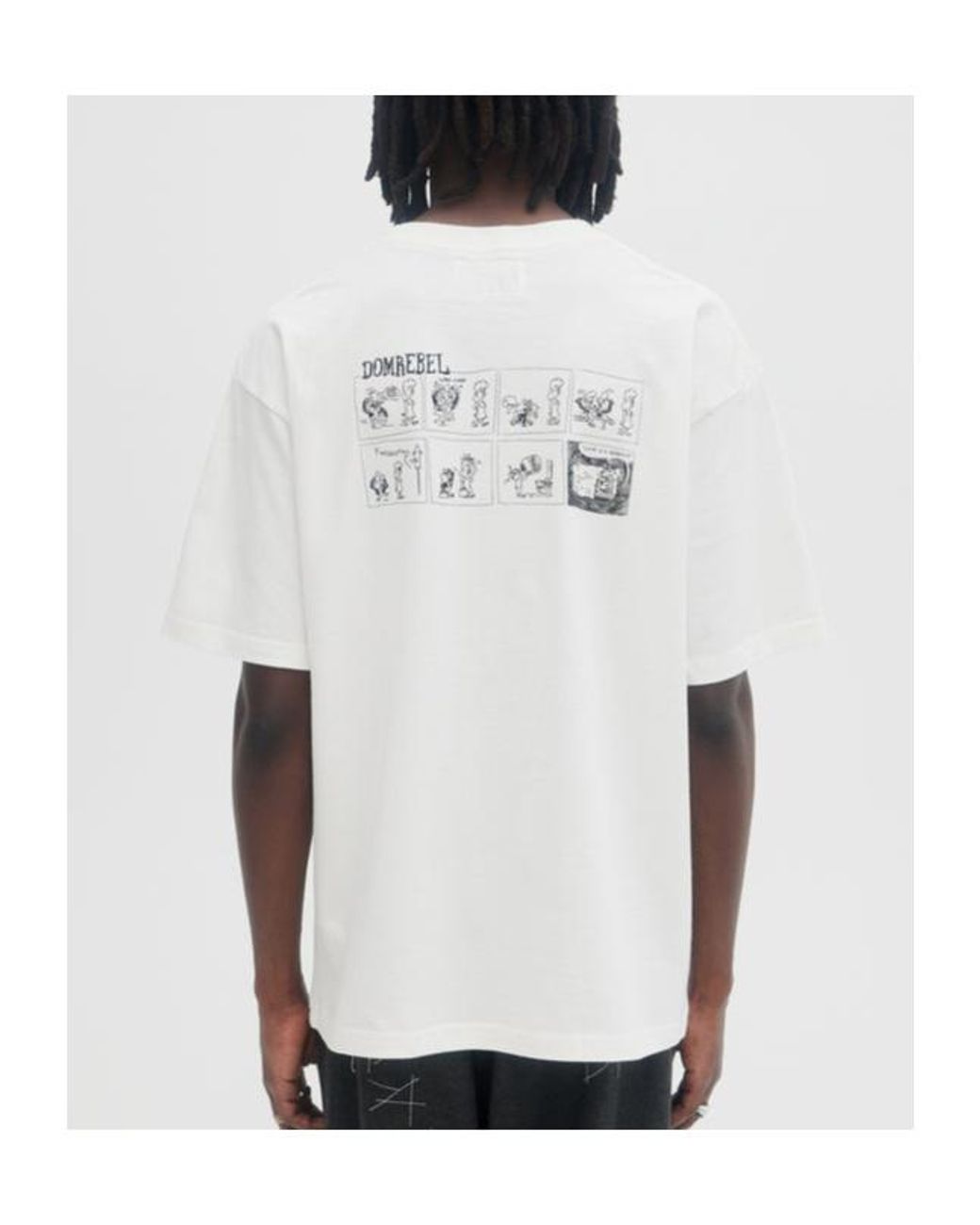DOMREBEL White Short-Sleeve T-Shirt for men