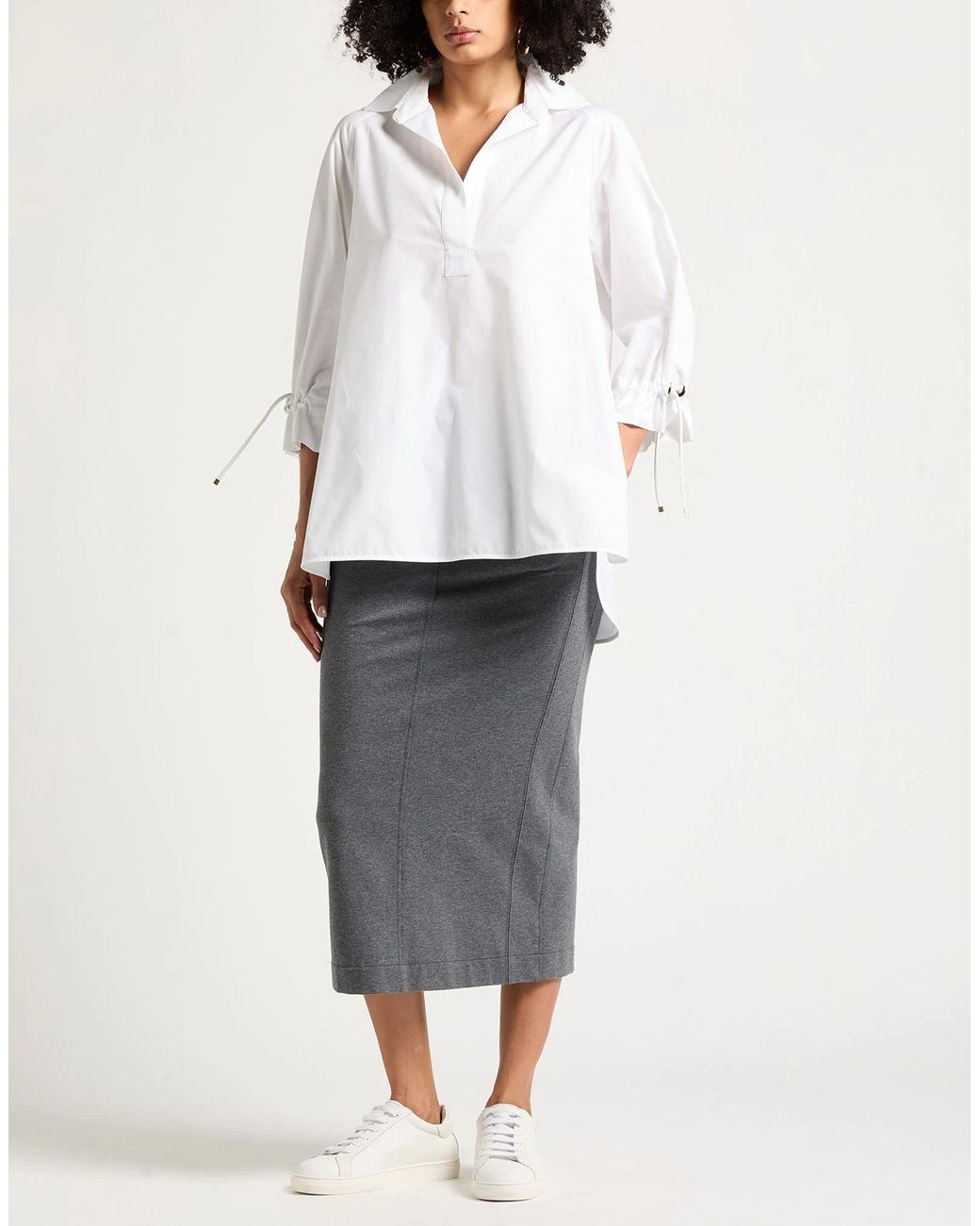 Max Mara White Top Cotton
