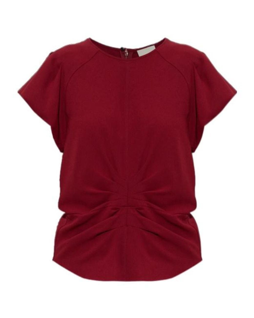 Isabel Marant Red Crew Neck Short-Sleeved T-Shirt