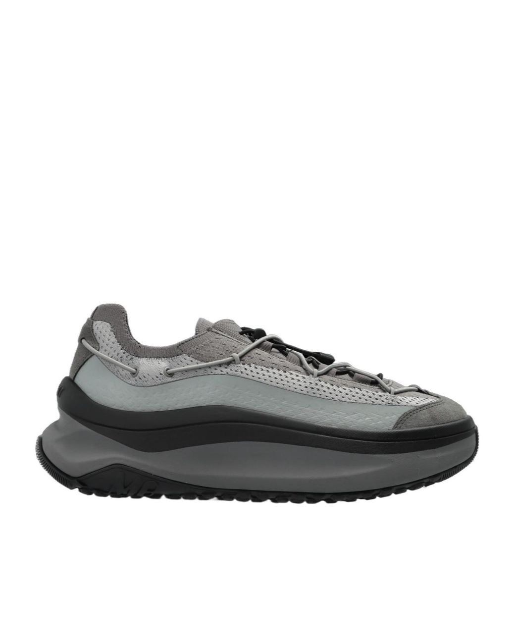 Moon Boot Gray Knitted Moon247 Low Top Sneakers