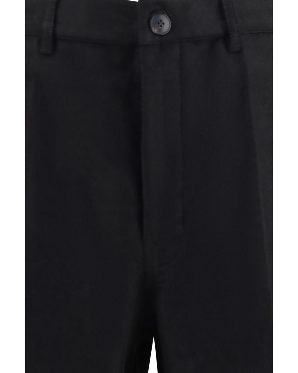Rick Owens Black Pressed-Crease Trousers for men