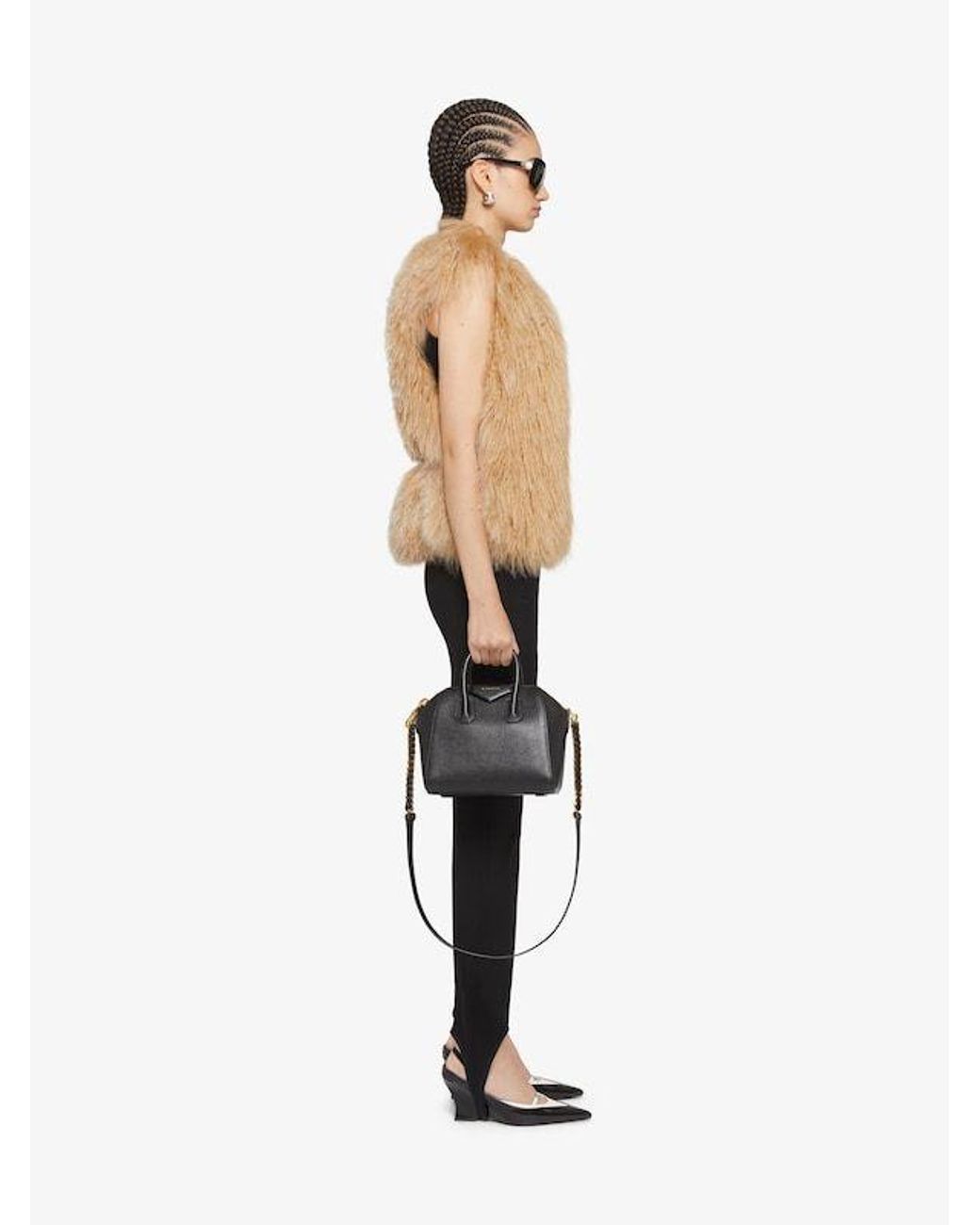 Givenchy Natural Fur Sleeveless Jacket