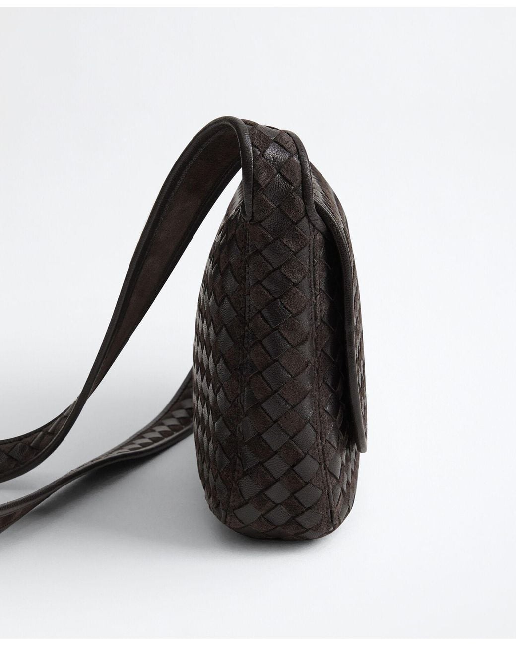 Bottega Veneta Black Veneto Messenger Bag for men