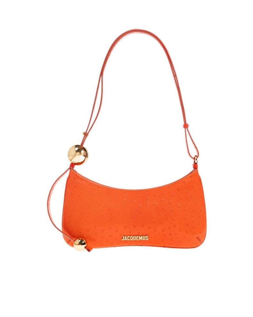 Jacquemus Orange Le Bisou Perle Shoulder Bag