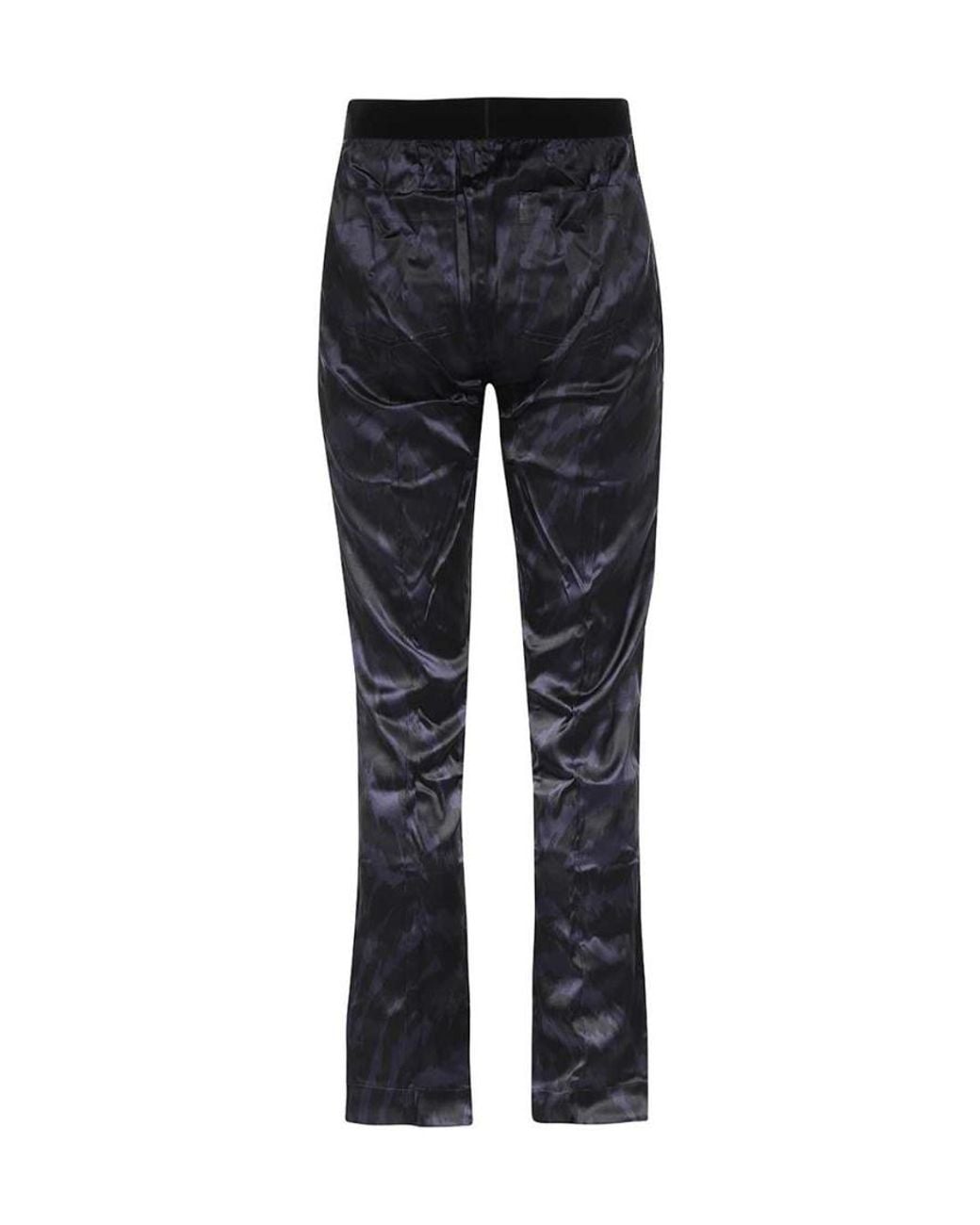 Tom Ford Blue Graphic Printed Straight-Leg Pants for men