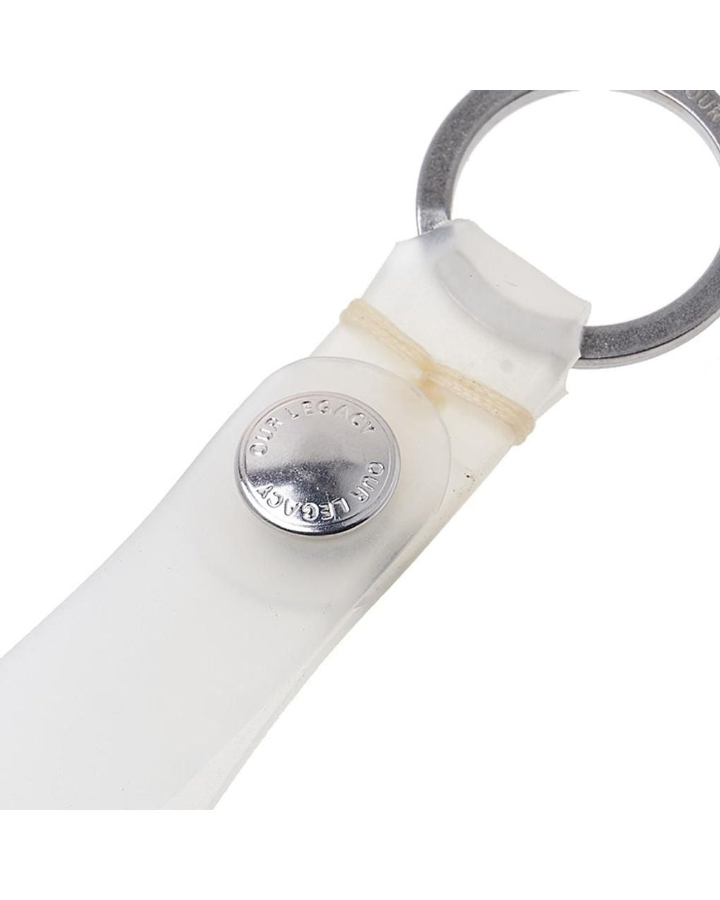 Our Legacy Logo Key Ring in White for Men | Lyst