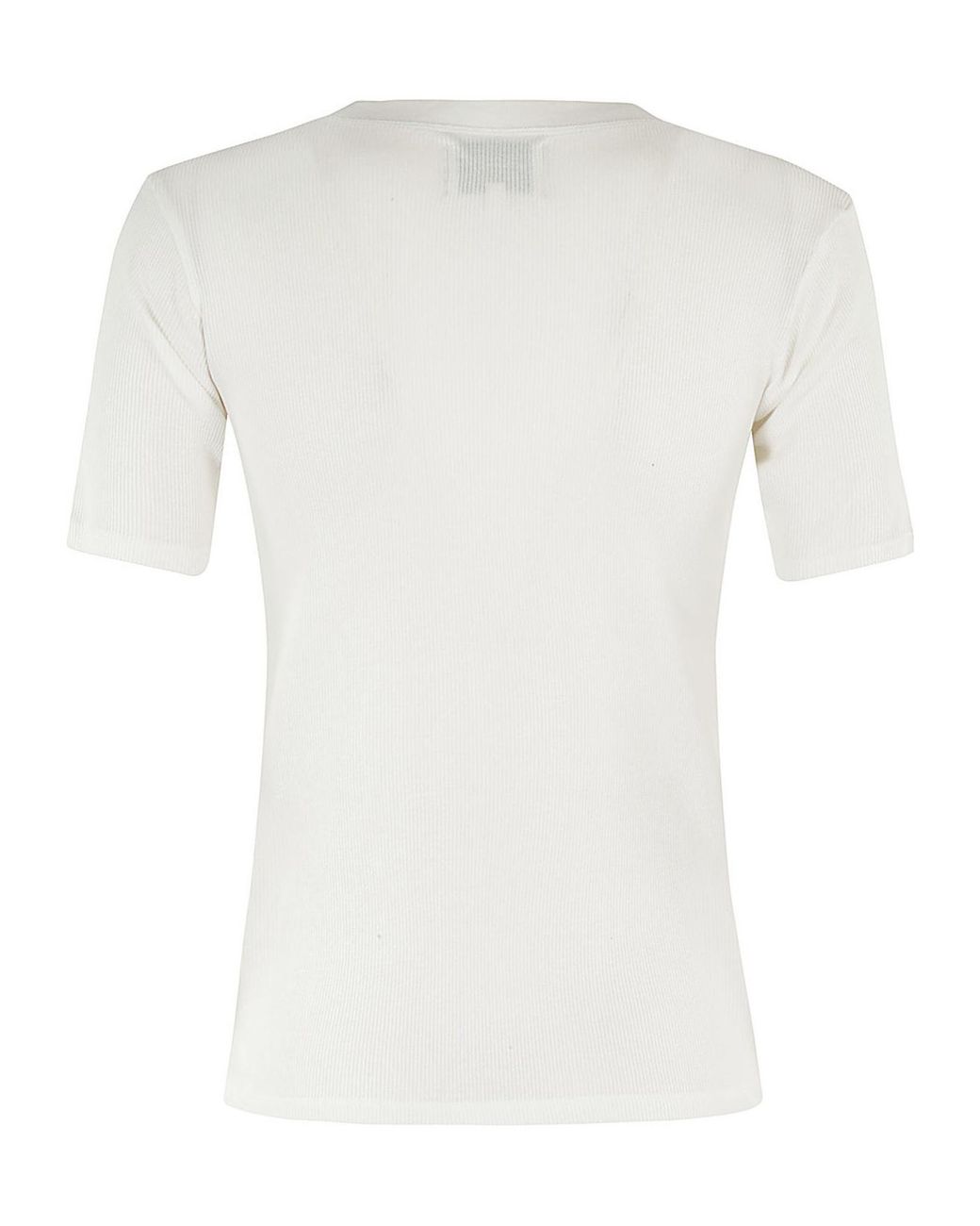 Loulou de Saison White Avalyn Ribbed Top