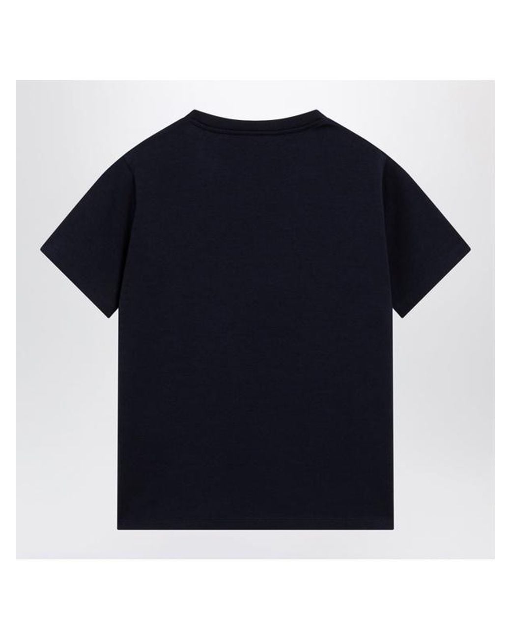 Loewe Blue Logo-Embroidered T-Shirt