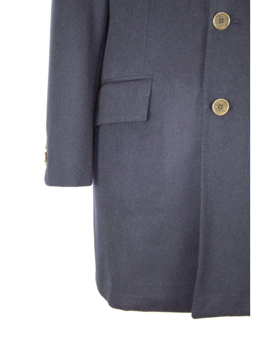 Kiton Blue Single-Breasted Jacket for men