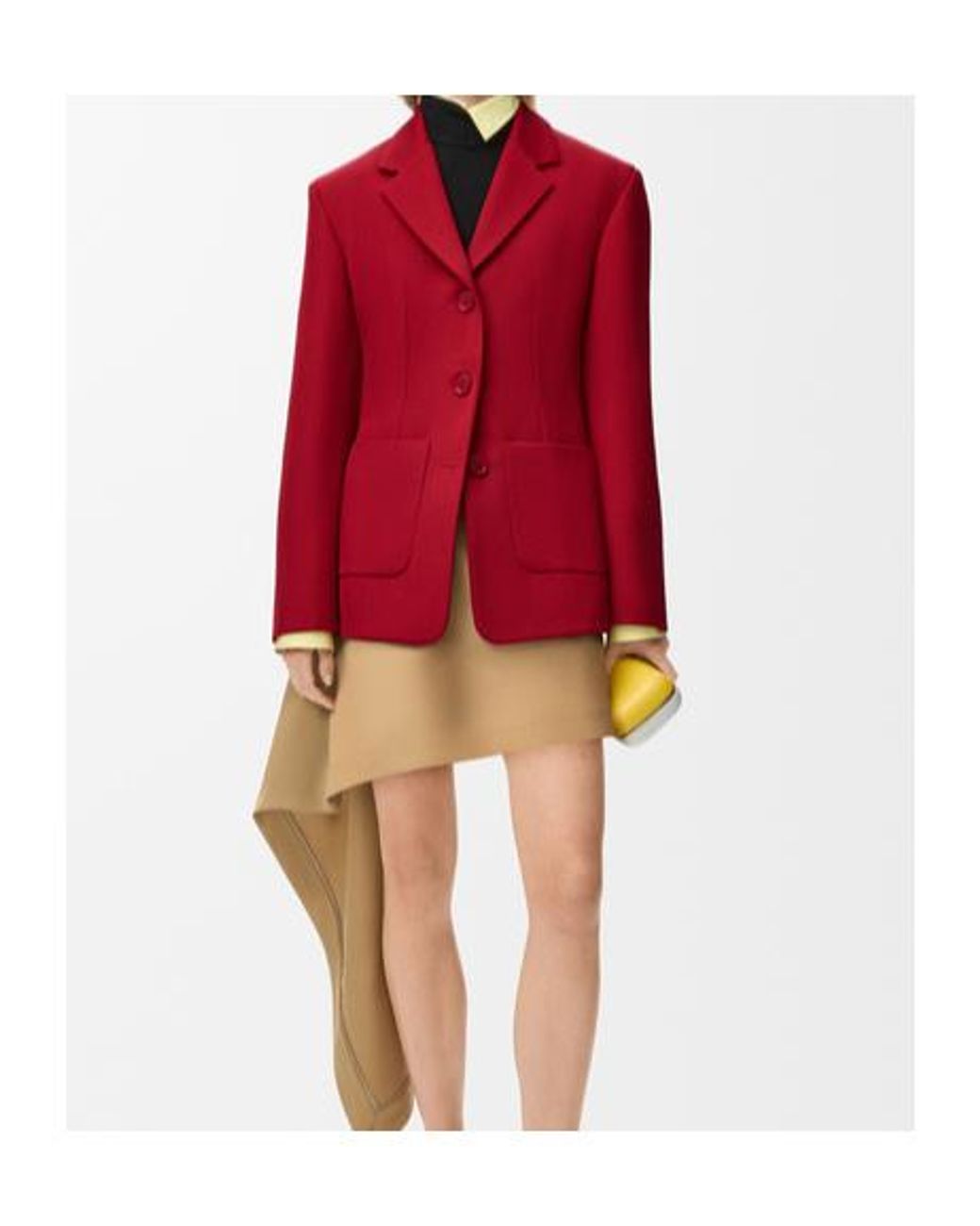 Loewe Red Single Breasted Jacket