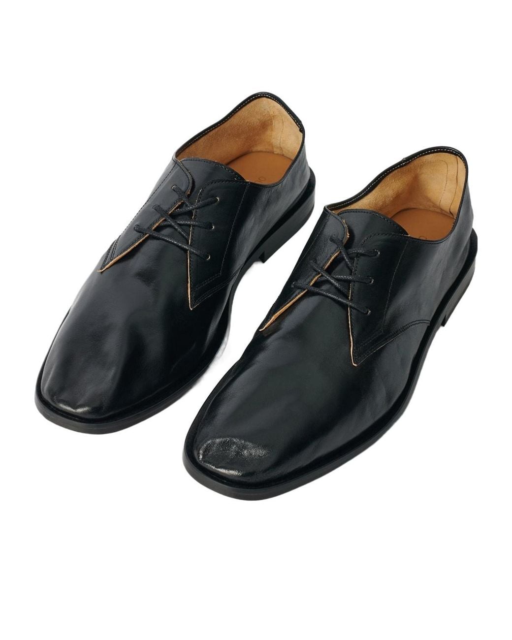 Our Legacy Black Collapsing Consultant Derby Shoes for men