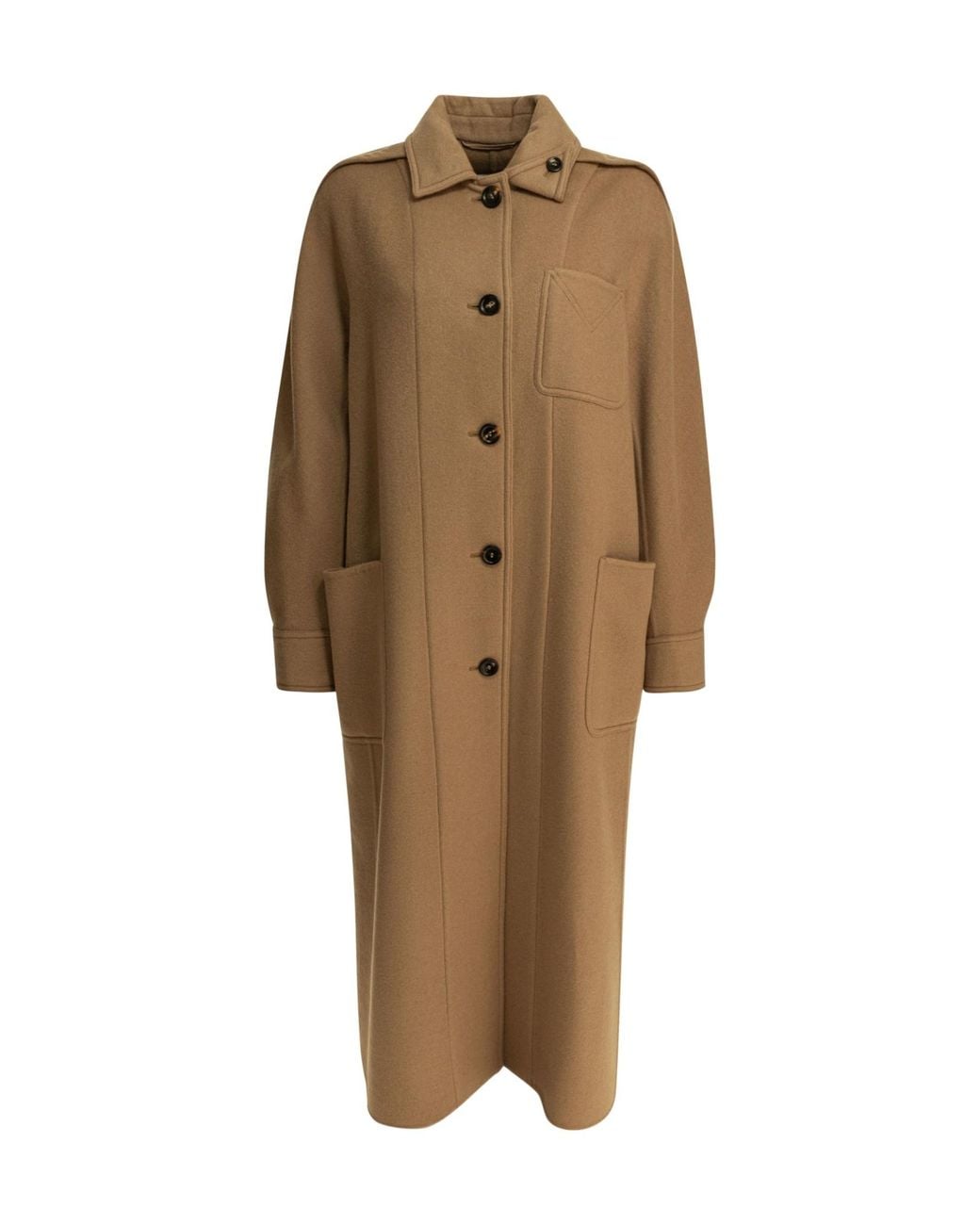 Max Mara Natural Single Breasted Coat