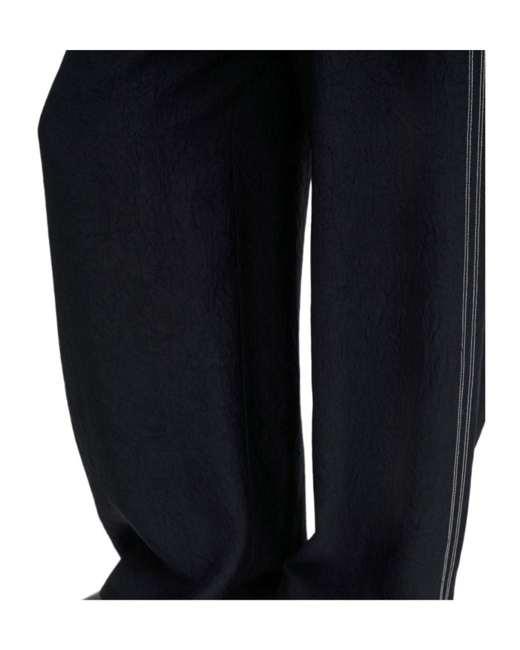 Filippa K Black Eve Draped Wide-Leg Pants