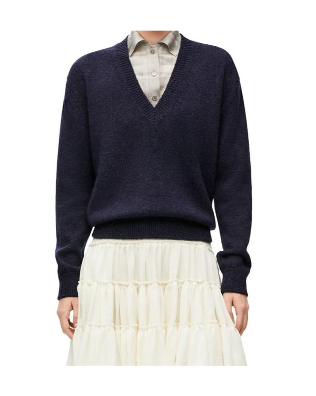 Loewe Blue Trompe L'Oeil Jumper