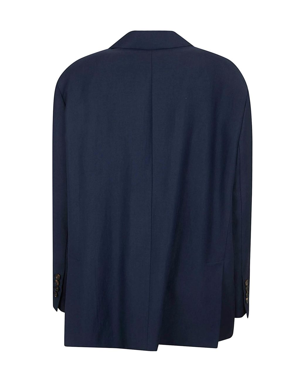 Brunello Cucinelli Blue Single Breasted Blazer