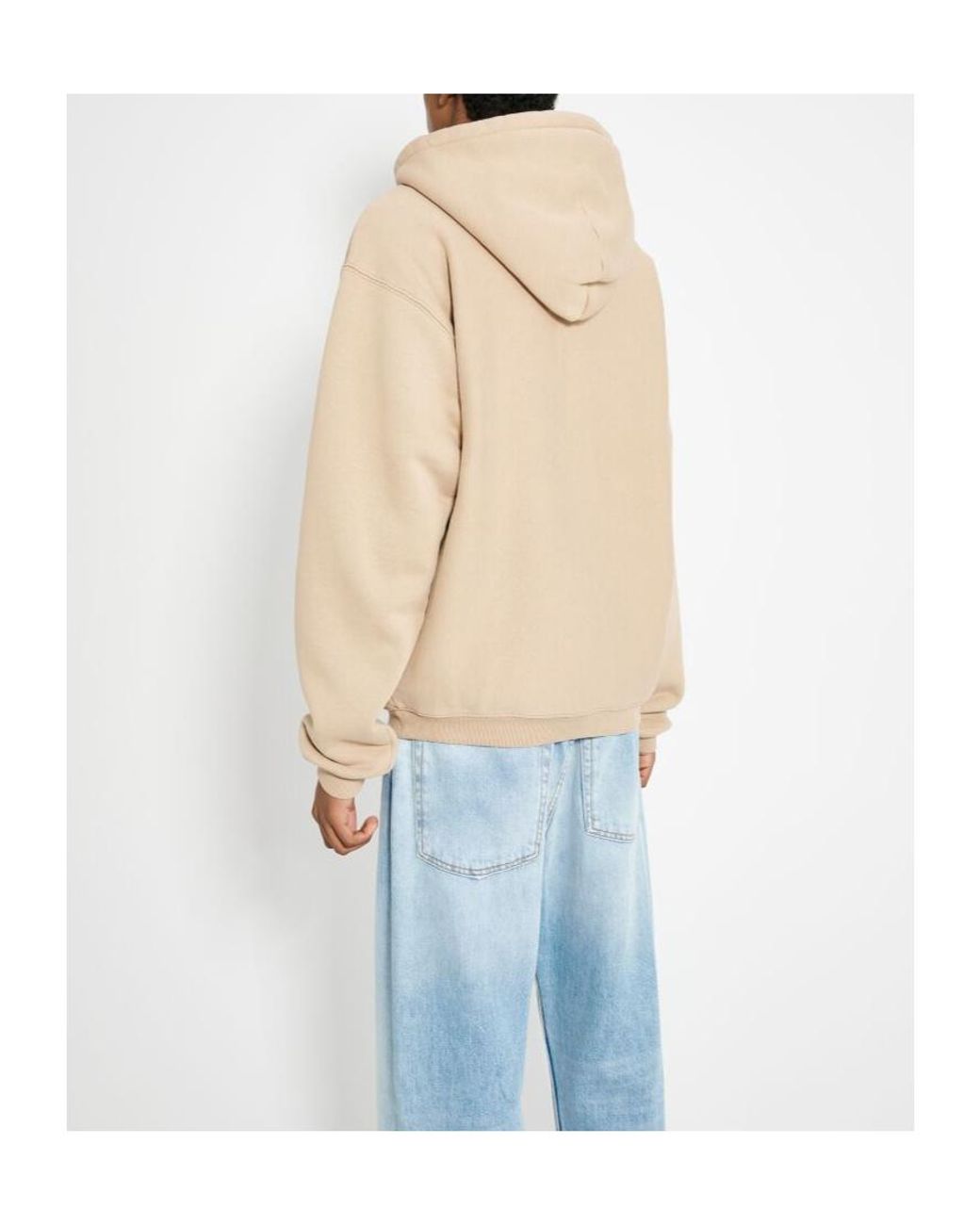 Stussy Blue Long-Sleeved Hooded Sweater for men