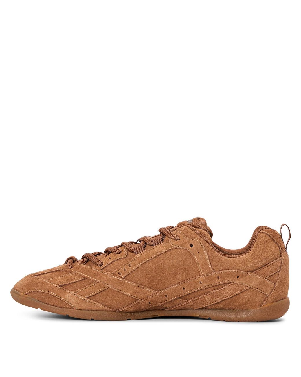 Represent Brown Suede Paneled Low-Top Casual Sneakers for men