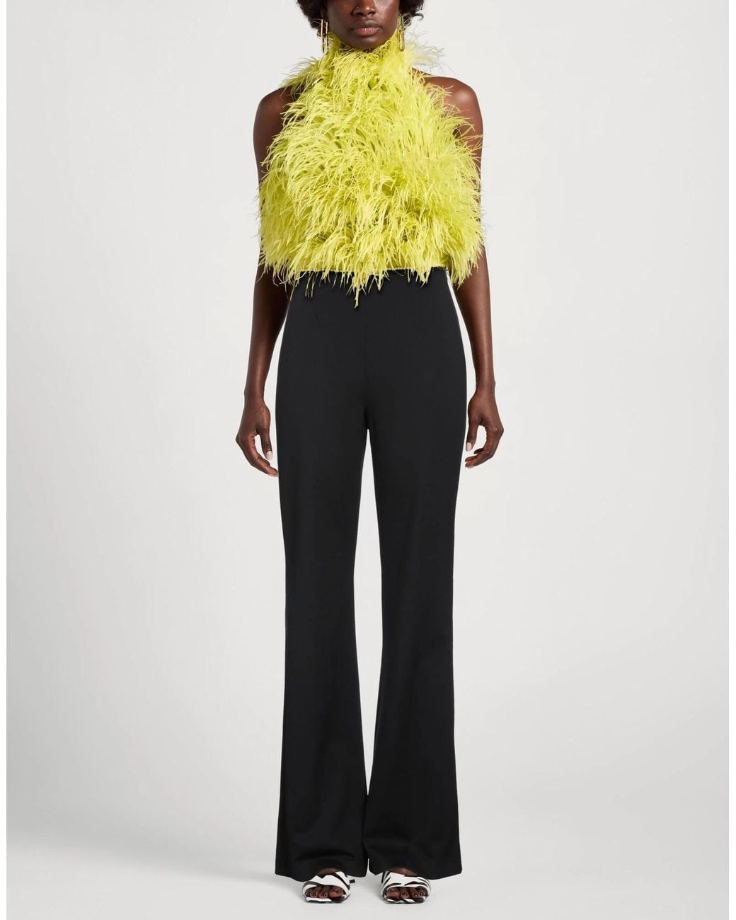Sportmax Black Versatile Flared Casual Pants