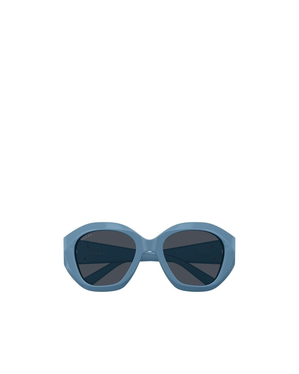 Gucci Blue Geometric Sunglasses