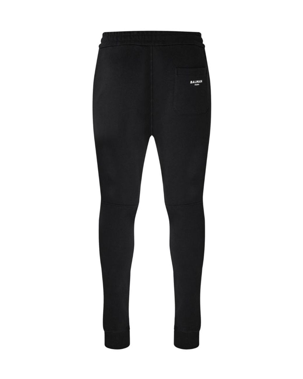 Balmain Black Logo Sweatpants for men