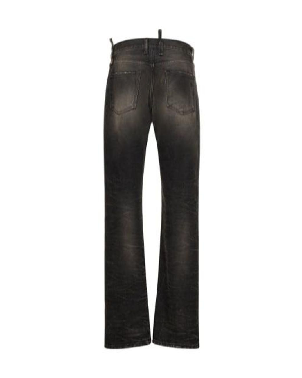 The Attico Black Belt-Loop Jeans
