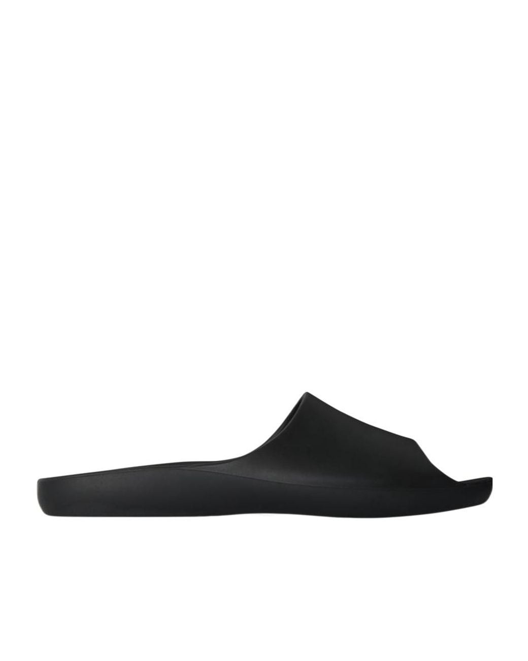 The Row Black Ama Slip-On Slides